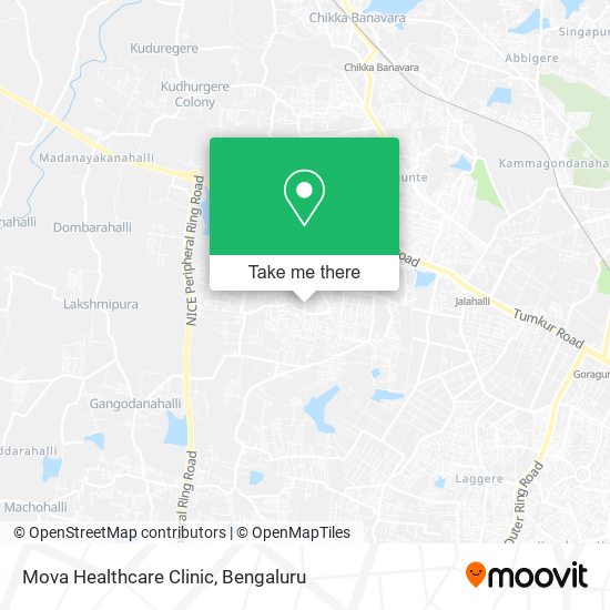 Mova Healthcare Clinic map