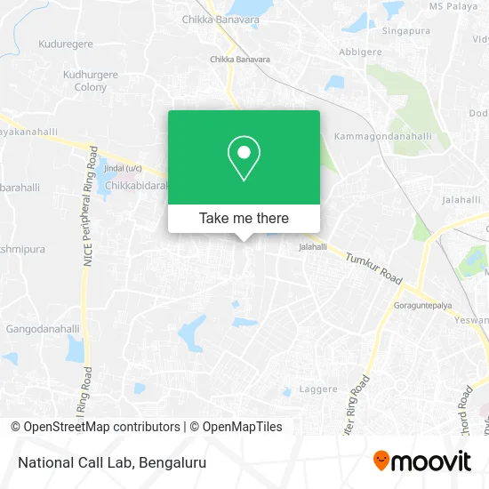 National Call Lab map