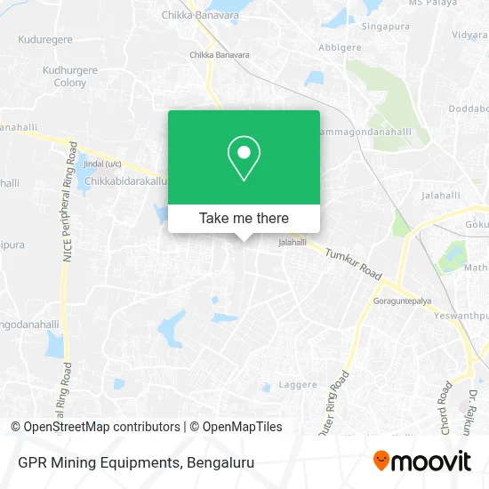 GPR Mining Equipments map