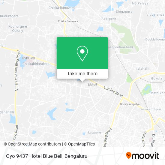 Oyo 9437 Hotel Blue Bell map