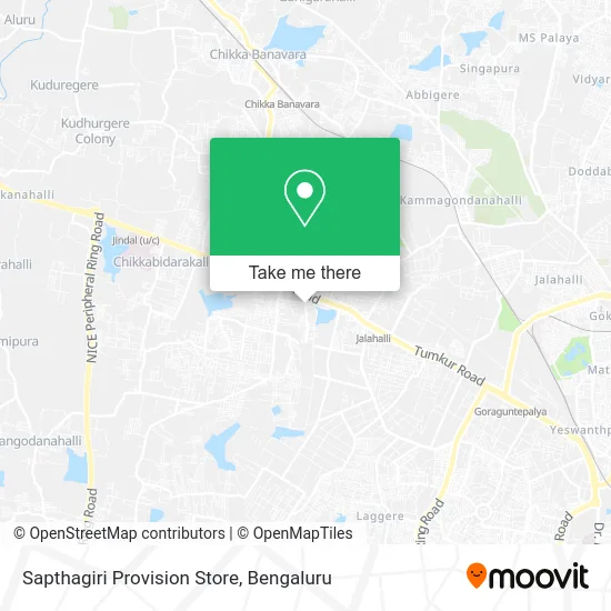Sapthagiri Provision Store map