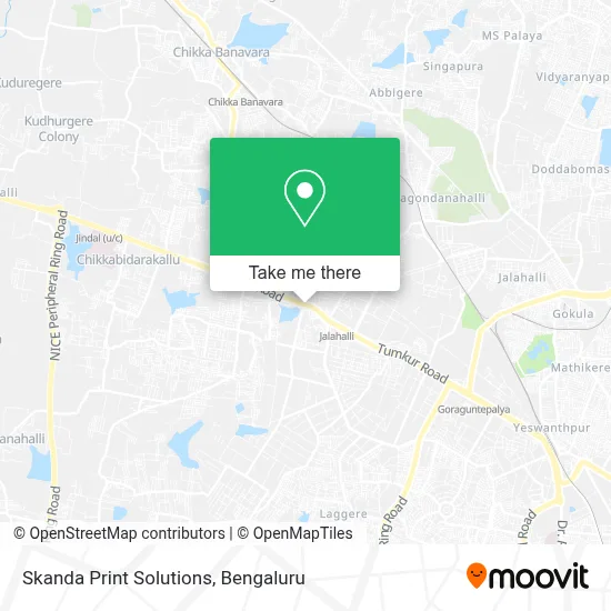 Skanda Print Solutions map