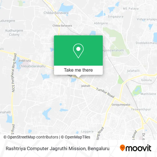 Rashtriya Computer Jagruthi Mission map