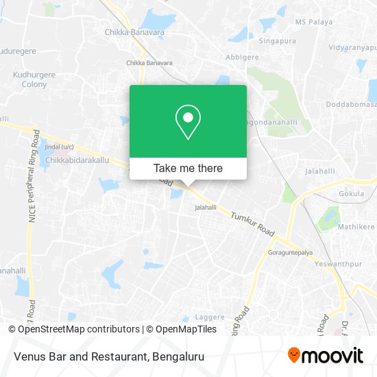 Venus Bar and Restaurant map