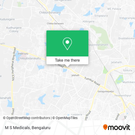 M S Medicals map