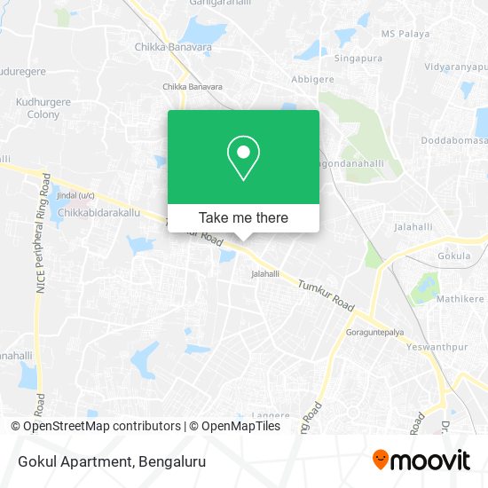 Gokul Apartment map