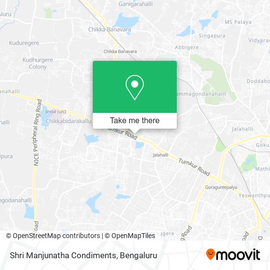 Shri Manjunatha Condiments map