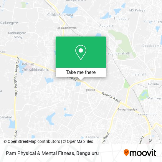 Pam Physical & Mental Fitness map