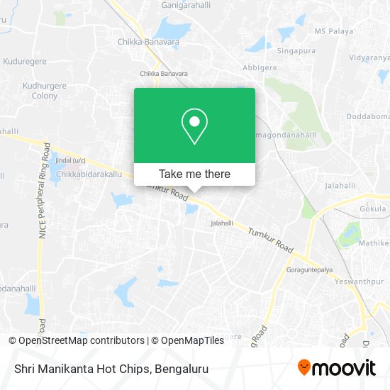 Shri Manikanta Hot Chips map