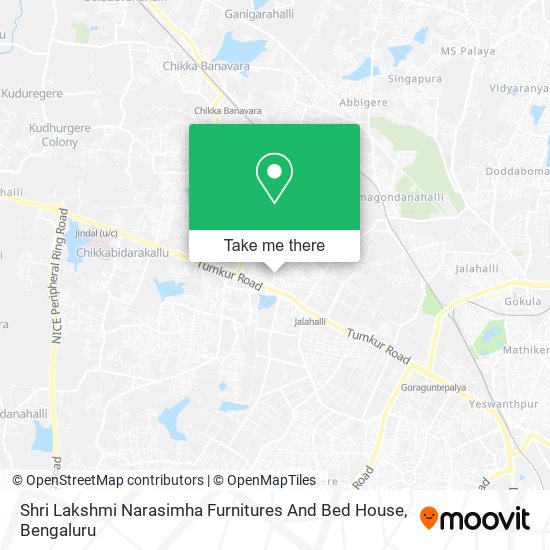 Shri Lakshmi Narasimha Furnitures And Bed House map