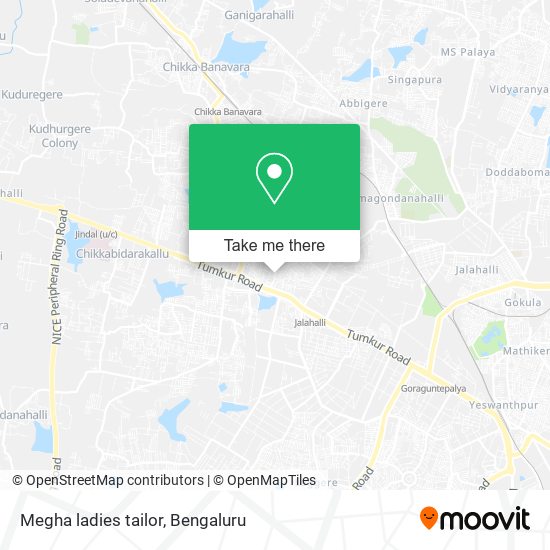 Megha ladies tailor map