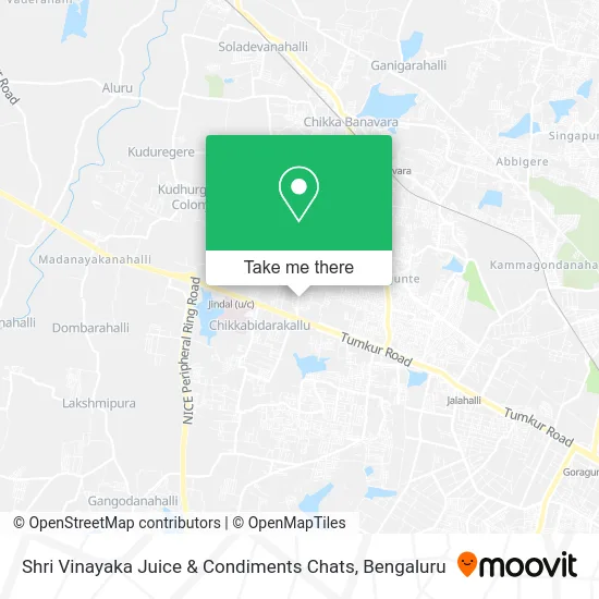 Shri Vinayaka Juice & Condiments Chats map