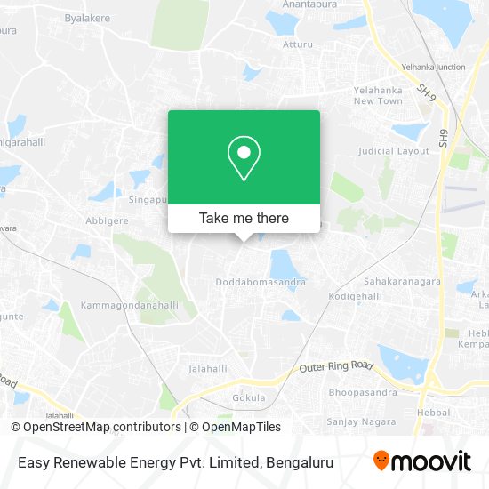 Easy Renewable Energy Pvt. Limited map