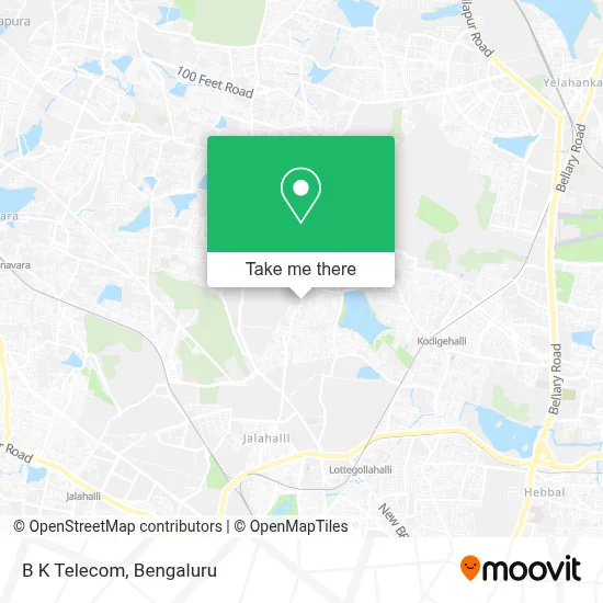B K Telecom map
