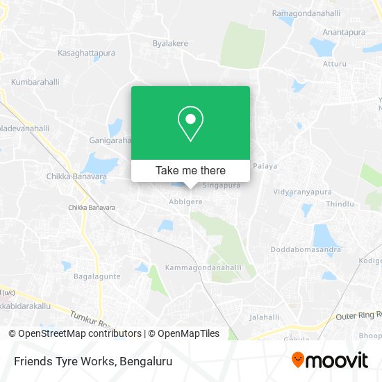 Friends Tyre Works map