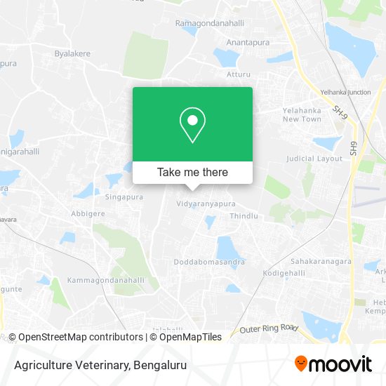Agriculture Veterinary map