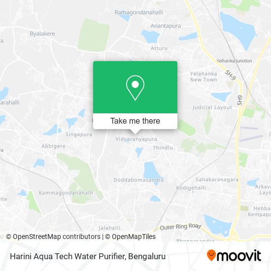 Harini Aqua Tech Water Purifier map