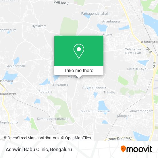 Ashwini Babu Clinic map