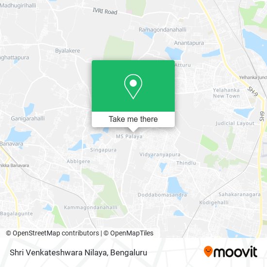 Shri Venkateshwara Nilaya map