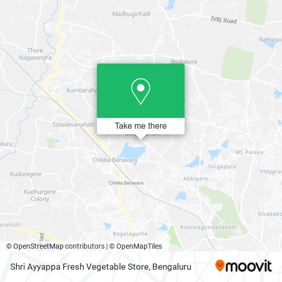 Shri Ayyappa Fresh Vegetable Store map