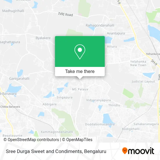Sree Durga Sweet and Condiments map