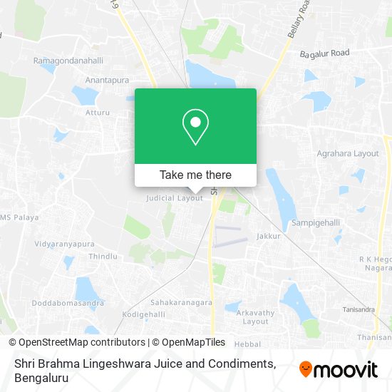 Shri Brahma Lingeshwara Juice and Condiments map