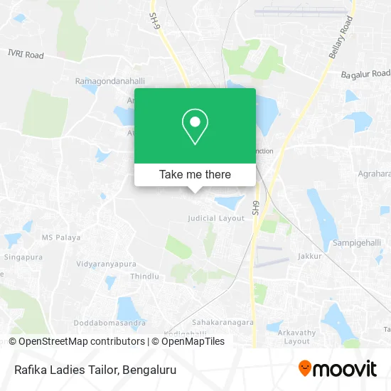Rafika Ladies Tailor map
