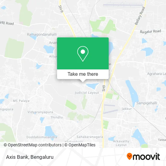 Axis Bank map