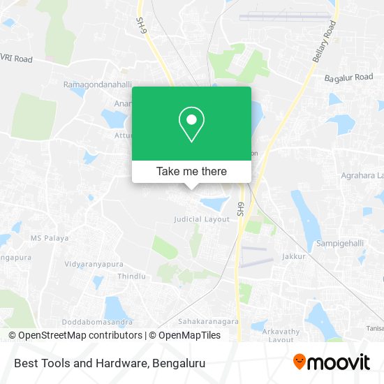 Best Tools and Hardware map