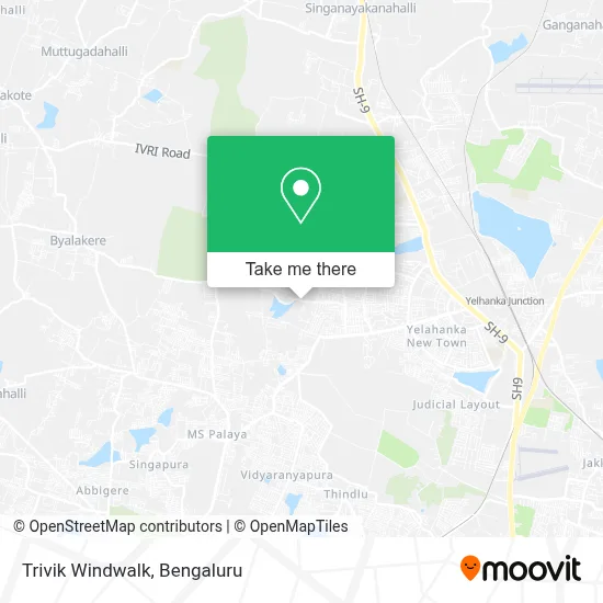 Trivik Windwalk map