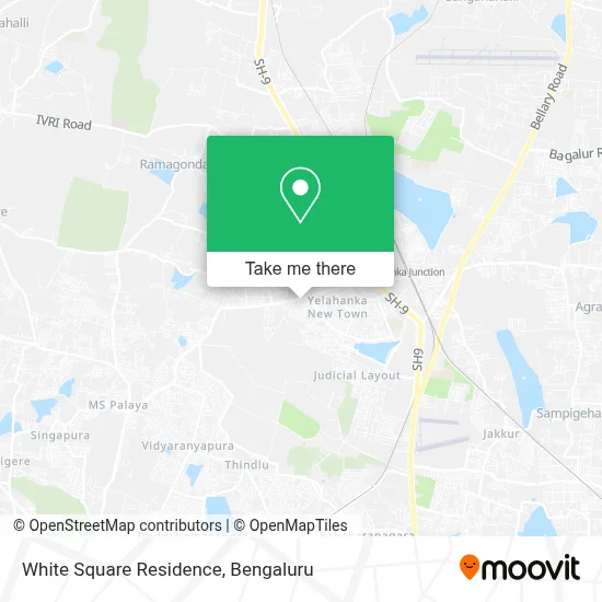 White Square Residence map