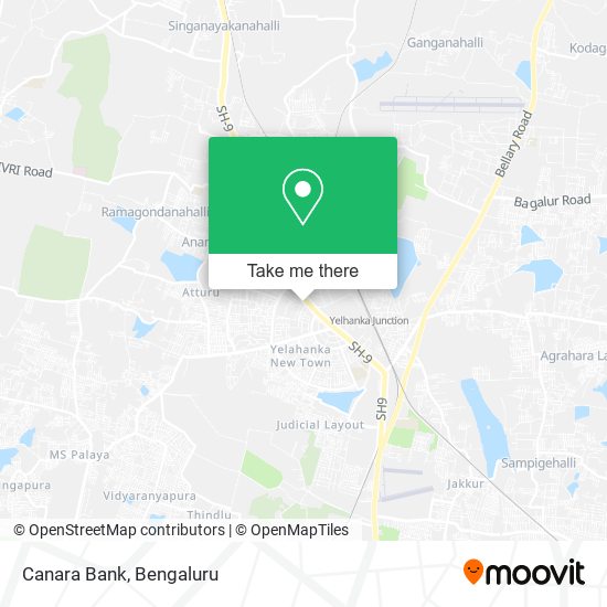 Canara Bank map