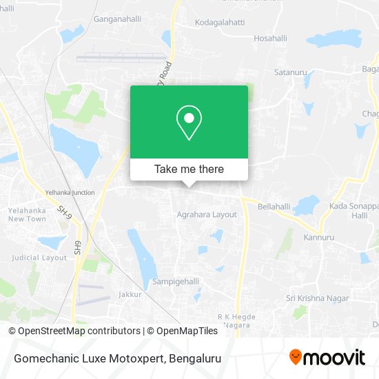 Gomechanic Luxe Motoxpert map