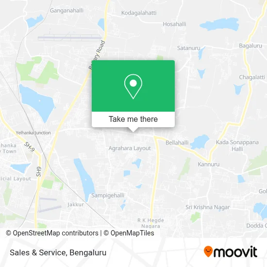 Seles & Service map