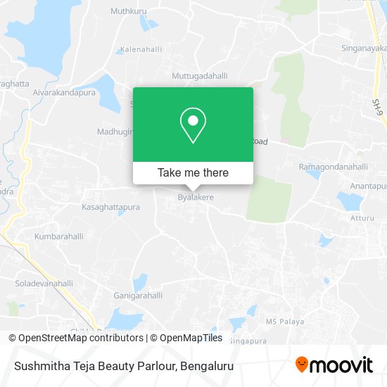 Sushmitha Teja Beauty Parlour map