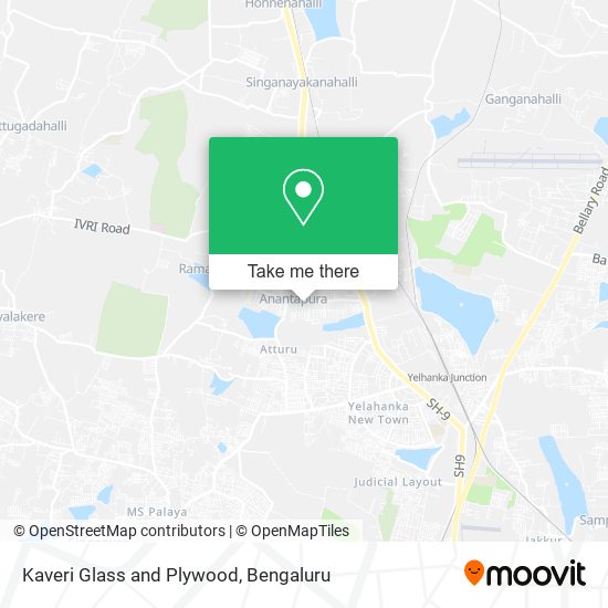 Kaveri Glass and Plywood map