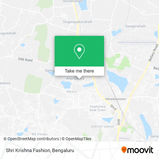 Shri Krishna Fashion map