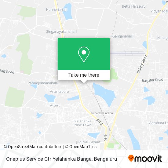 Oneplus Service Ctr Yelahanka Banga map