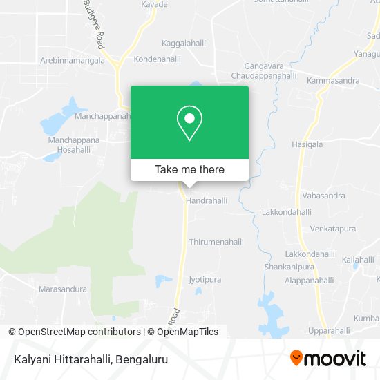 Kalyani Hittarahalli map