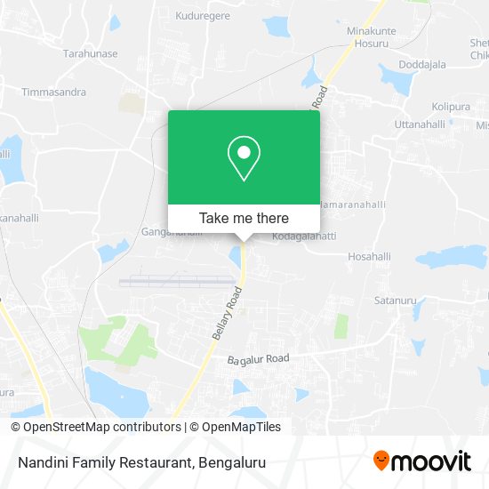Nandini Family Restaurant map