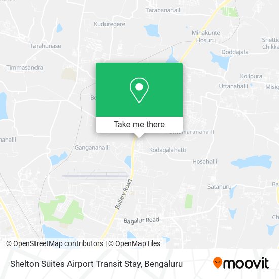 Shelton Suites Airport Transit Stay map