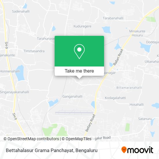Bettahalasur Grama Panchayat map