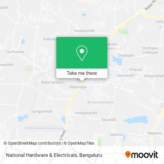National Hardware & Electricals map