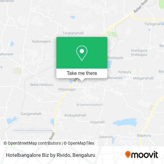 Hotelbangalore Biz by Rivido map