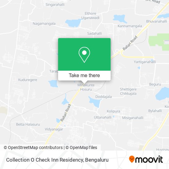 Collection O Check Inn Residency map