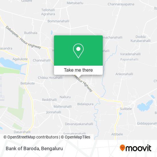 Bank of Baroda map