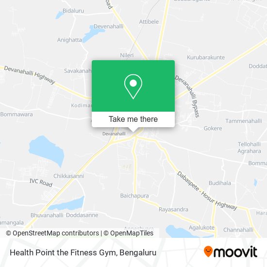 Health Point the Fitness Gym map