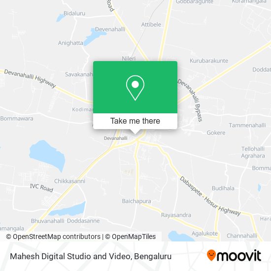 Mahesh Digital Studio and Video map