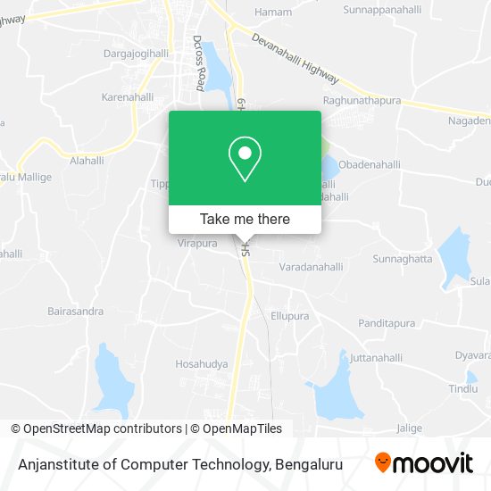 Anjanstitute of Computer Technology map