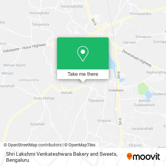 Shri Lakshmi Venkateshwara Bakery and Sweets map